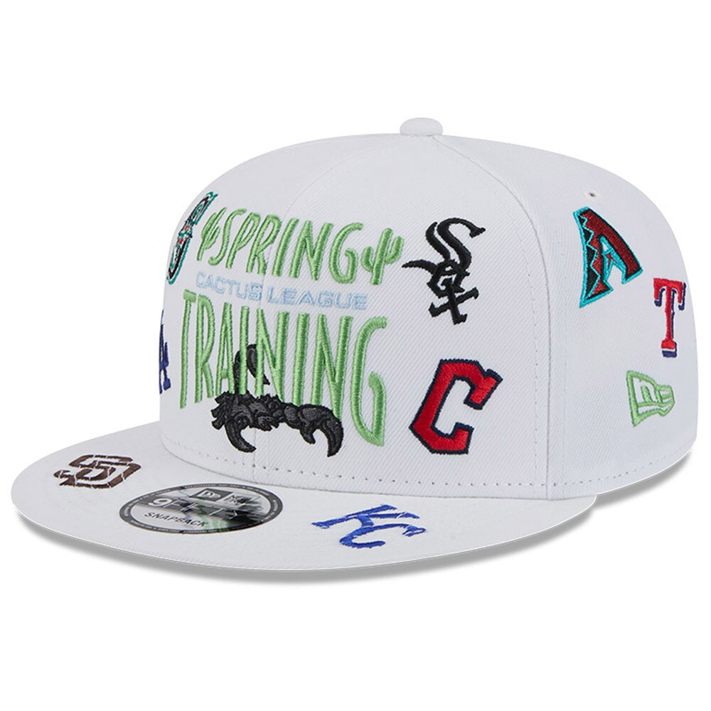 mens new era white 2025 spring training cactus league 9fifty snapback hat Collection | Tampa Bay Rays Proshop - Official Rays Jerseys & Caps