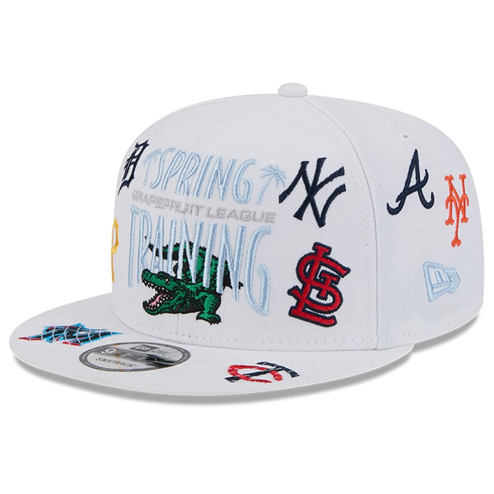 mens new era white 2025 spring training grapefruit league 9fifty snapback hat Collection | Tampa Bay Rays Proshop - Official Rays Jerseys & Caps