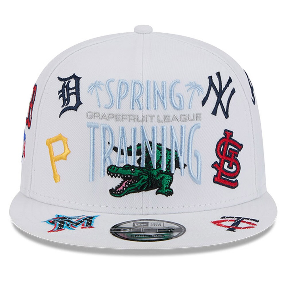 mens new era white 2025 spring training grapefruit league 9fifty snapback hat Collection | Tampa Bay Rays Proshop - Official Rays Jerseys & Caps