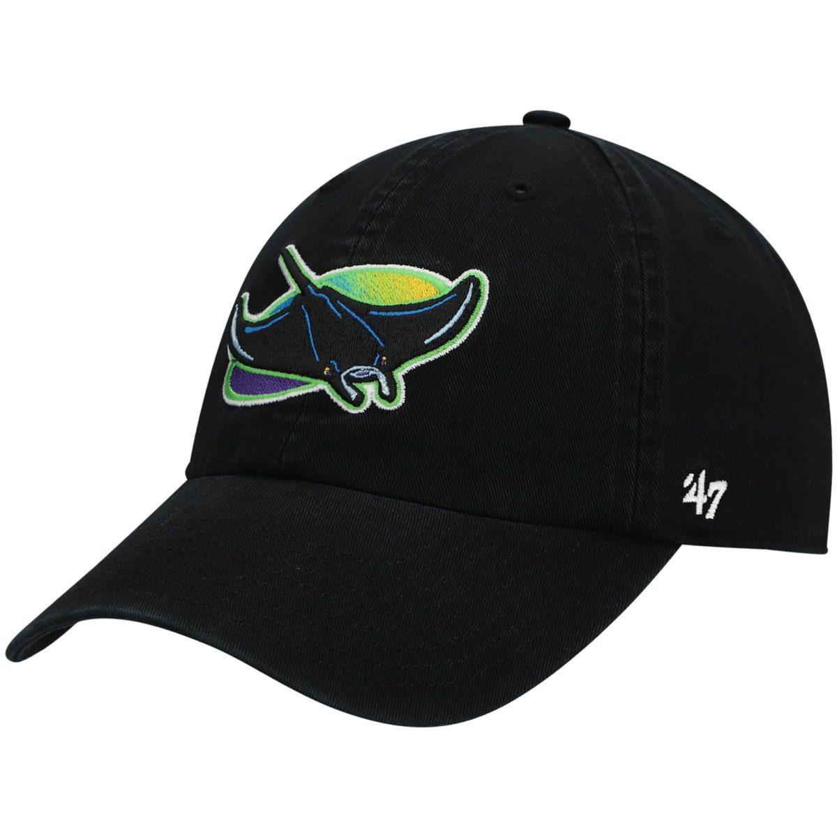 mens tampa bay rays 47 black 2000 logo cooperstown collection clean up adjustable hat Collection | Tampa Bay Rays Proshop - Official Rays Jerseys & Caps