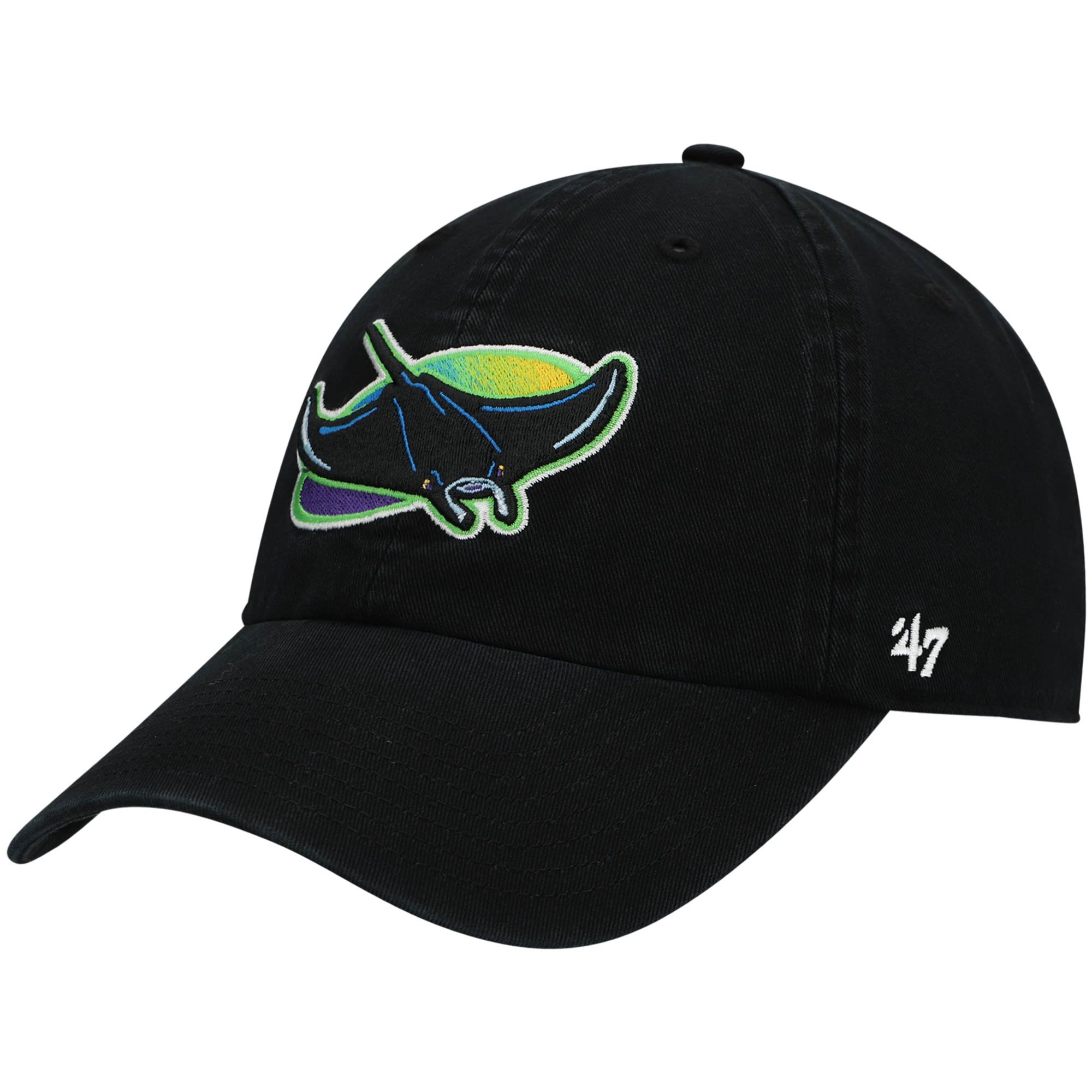 mens tampa bay rays 47 black 2000 logo cooperstown collection clean up adjustable hat Collection | Tampa Bay Rays Proshop - Official Rays Jerseys & Caps