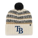 mens tampa bay rays 47 natural tavern cuffed knit hat with pom Collection | Tampa Bay Rays Proshop - Official Rays Jerseys & Caps