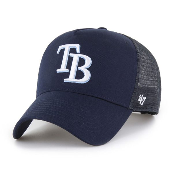 mens tampa bay rays 47 navy ballpark offside adjustable trucker hat Collection | Tampa Bay Rays Proshop - Official Rays Jerseys & Caps