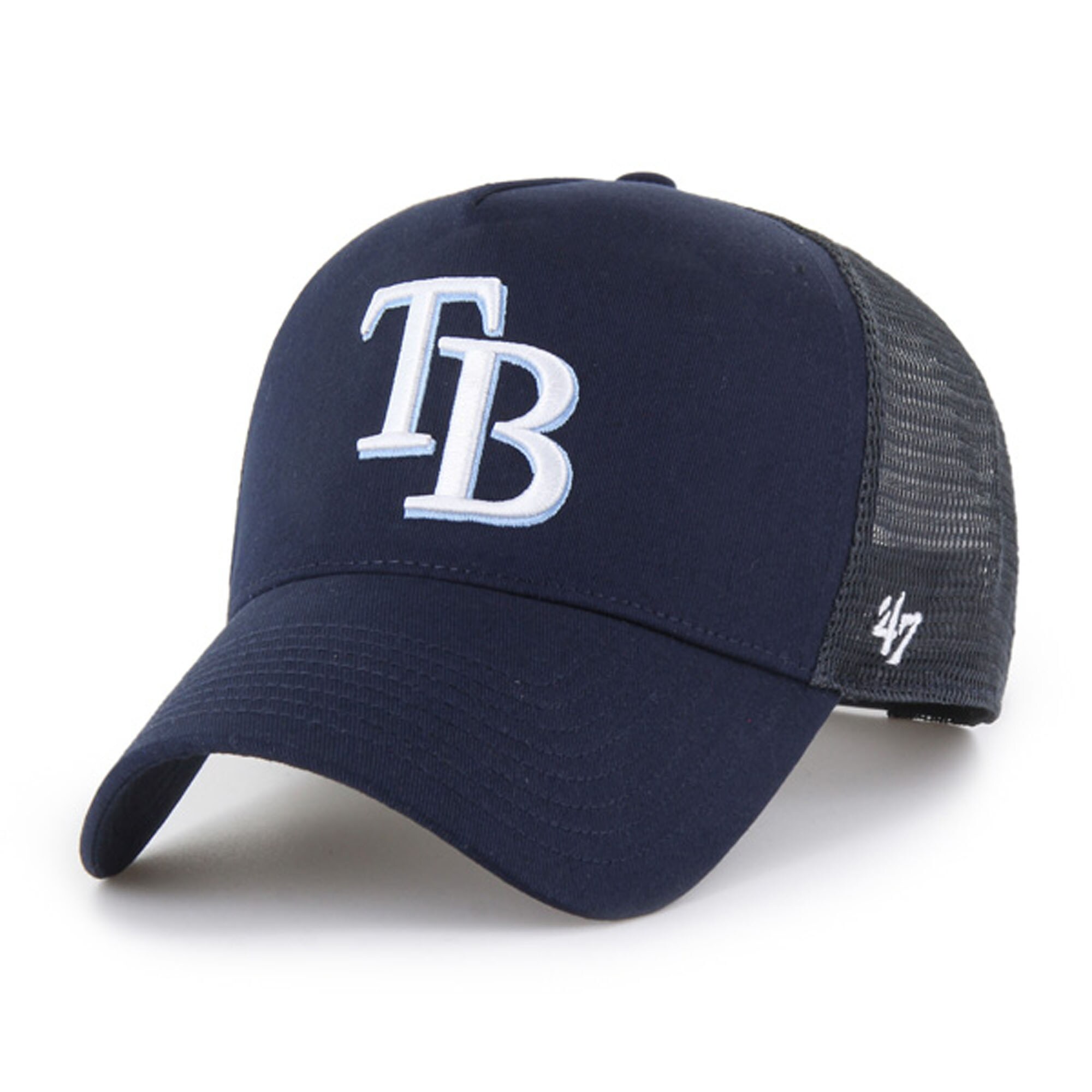 mens tampa bay rays 47 navy ballpark offside adjustable trucker hat Collection | Tampa Bay Rays Proshop - Official Rays Jerseys & Caps