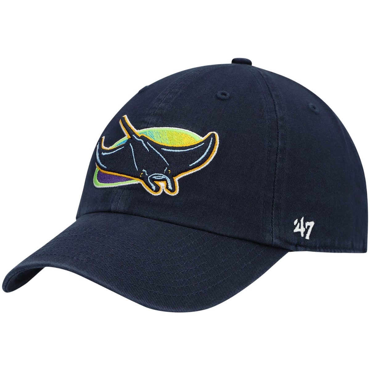 mens tampa bay rays 47 navy clean up adjustable hat 3872436 Collection | Tampa Bay Rays Proshop - Official Rays Jerseys & Caps