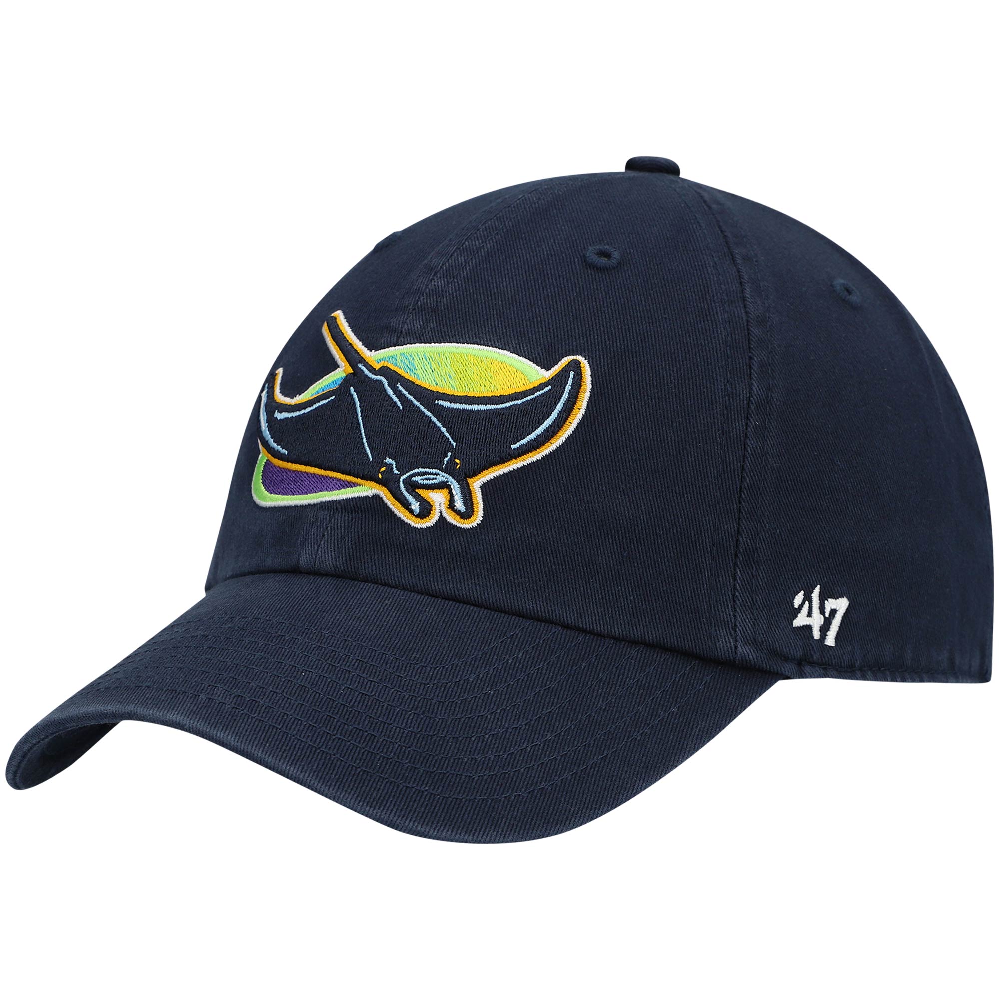 mens tampa bay rays 47 navy clean up adjustable hat 3872436 Collection | Tampa Bay Rays Proshop - Official Rays Jerseys & Caps