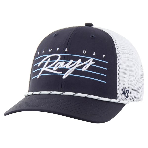 mens tampa bay rays 47 navy downburst trucker adjustable hat Collection | Tampa Bay Rays Proshop - Official Rays Jerseys & Caps