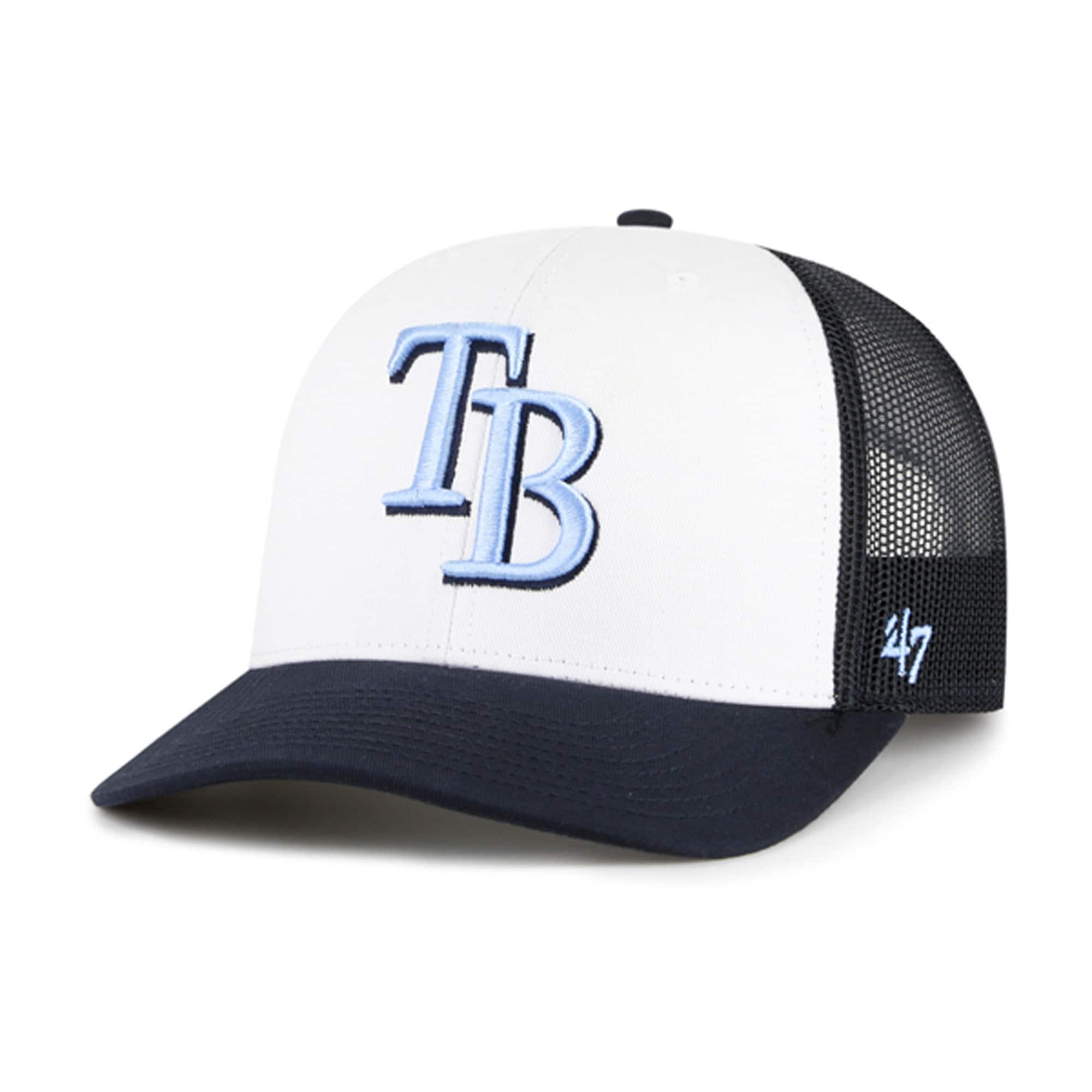 mens tampa bay rays 47 whitenavy freshman trucker adjustable hat Collection | Tampa Bay Rays Proshop - Official Rays Jerseys & Caps