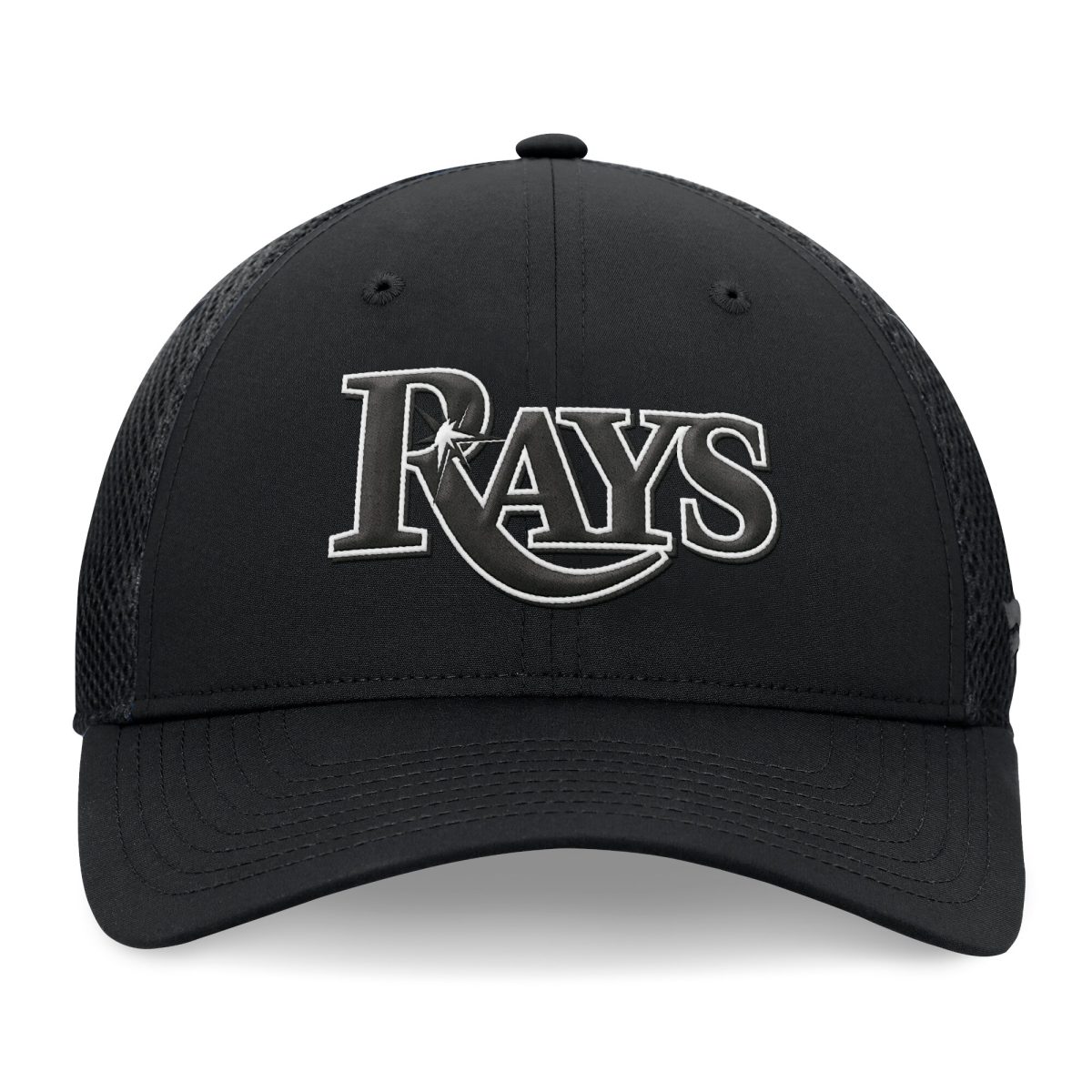 mens tampa bay rays fanatics black spacer mesh flex hat Collection | Tampa Bay Rays Proshop - Official Rays Jerseys & Caps