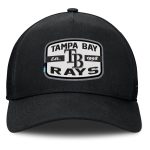 mens tampa bay rays fanatics black team patch a-frame trucker snapback hat Collection | Tampa Bay Rays Proshop - Official Rays Jerseys & Caps