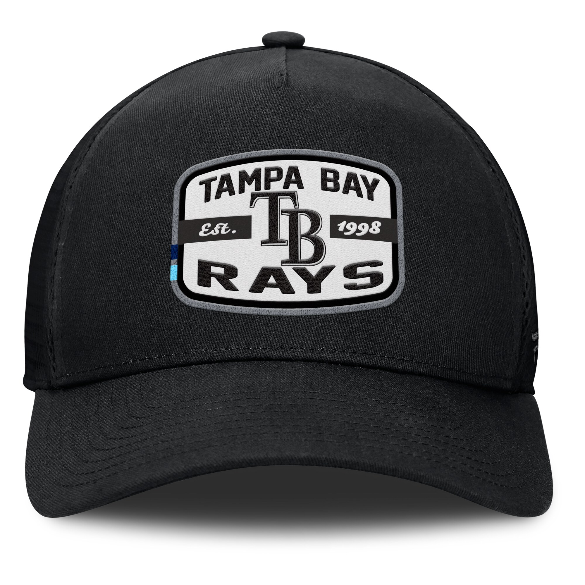 mens tampa bay rays fanatics black team patch a-frame trucker snapback hat Collection | Tampa Bay Rays Proshop - Official Rays Jerseys & Caps
