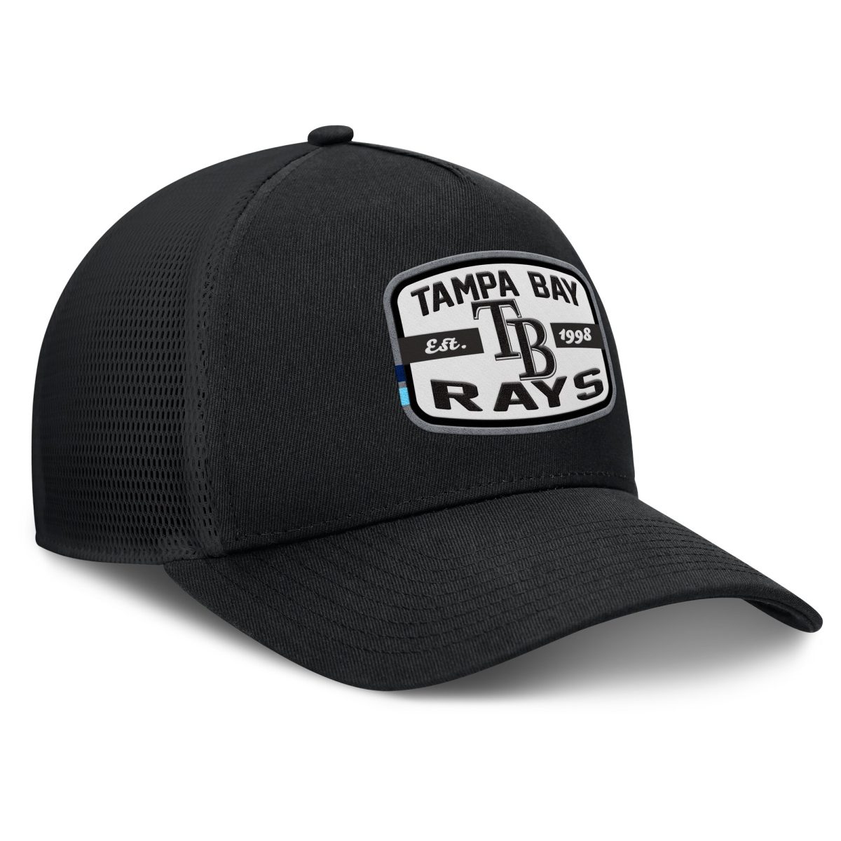 mens tampa bay rays fanatics black team patch a-frame trucker snapback hat Collection | Tampa Bay Rays Proshop - Official Rays Jerseys & Caps
