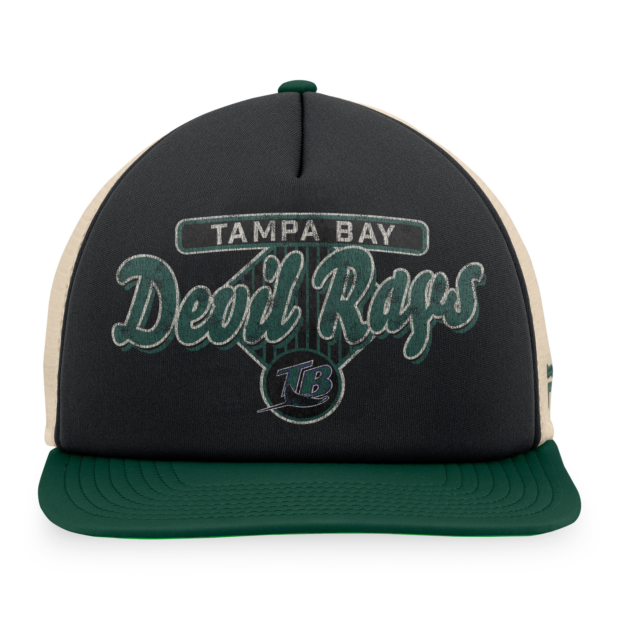 mens tampa bay rays fanatics blackgreen cooperstown collection talley foam trucker snapback hat Collection | Tampa Bay Rays Proshop - Official Rays Jerseys & Caps