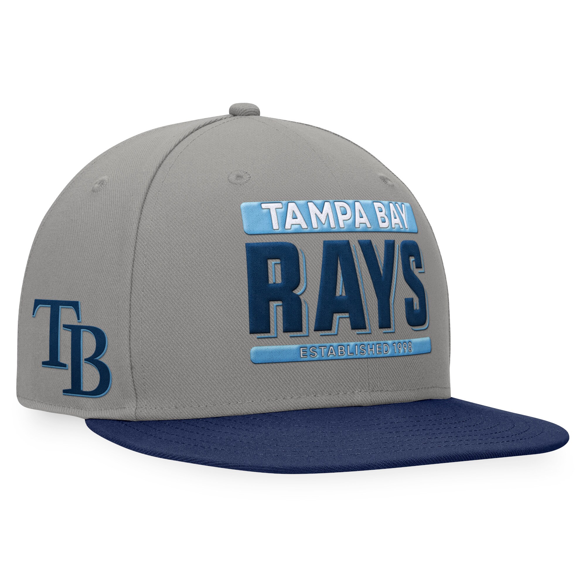 mens tampa bay rays fanatics graynavy line drive two-tone snapback hat Collection | Tampa Bay Rays Proshop - Official Rays Jerseys & Caps