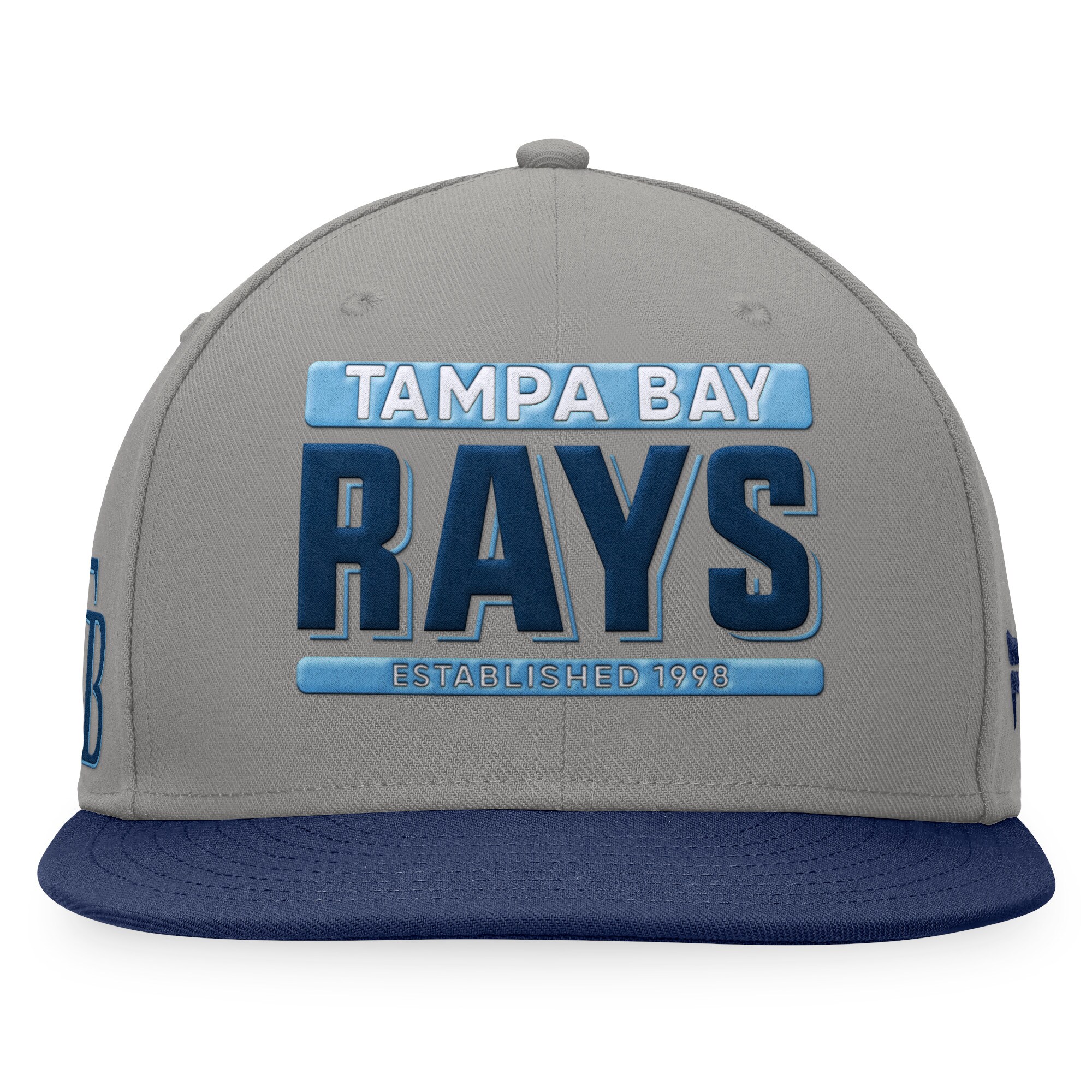 mens tampa bay rays fanatics graynavy line drive two-tone snapback hat Collection | Tampa Bay Rays Proshop - Official Rays Jerseys & Caps