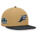 mens tampa bay rays fanatics khakiblack heritage two-tone fitted hat Collection | Tampa Bay Rays Proshop - Official Rays Jerseys & Caps