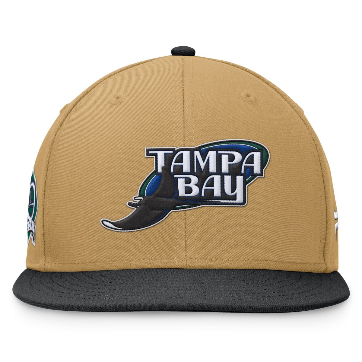 mens tampa bay rays fanatics khakiblack heritage two-tone fitted hat Collection | Tampa Bay Rays Proshop - Official Rays Jerseys & Caps
