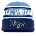 mens tampa bay rays fanatics navy fundamental team stripe cuffed knit hat Collection | Tampa Bay Rays Proshop - Official Rays Jerseys & Caps