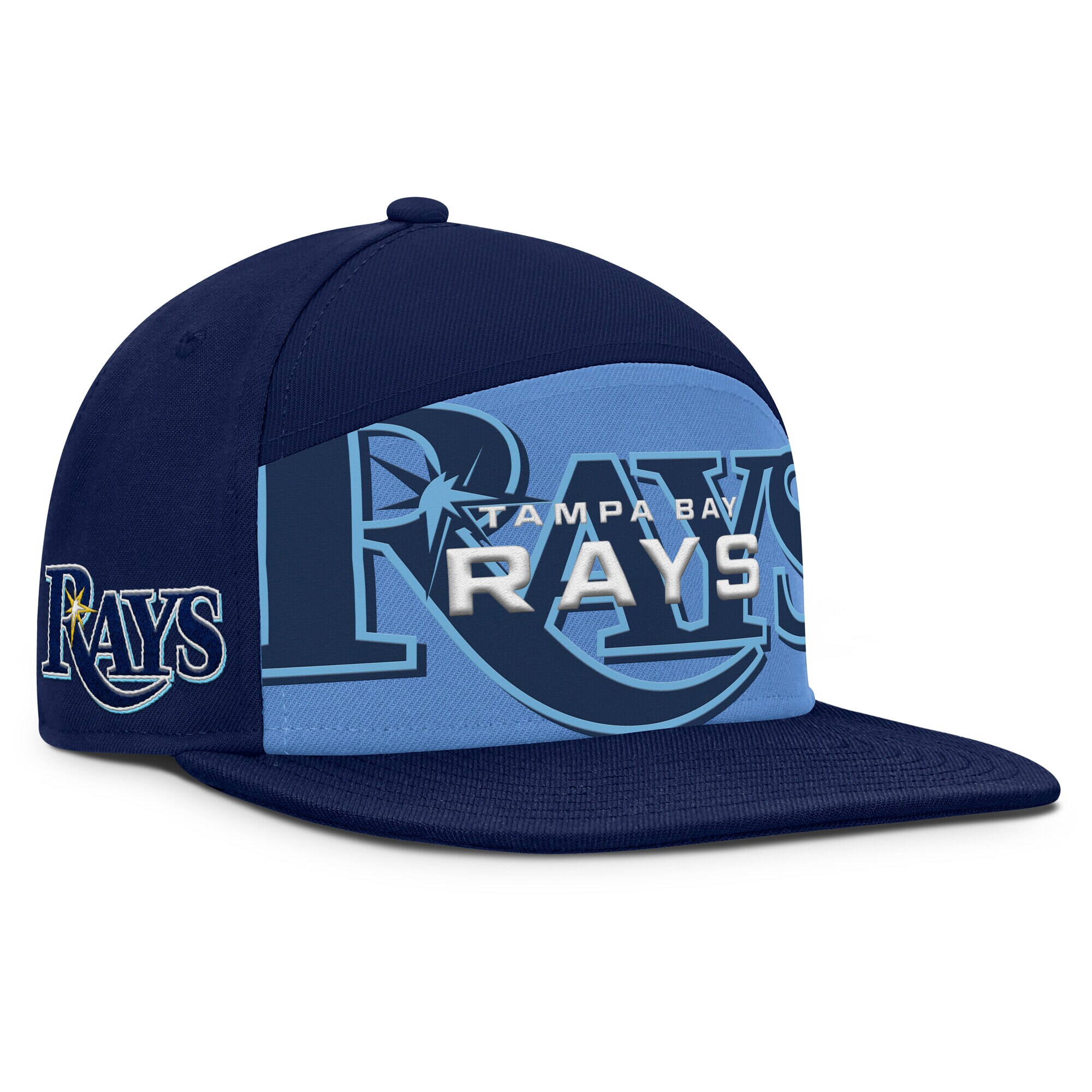 mens tampa bay rays fanatics navylight blue clubhouse splitter snapback hat Collection | Tampa Bay Rays Proshop - Official Rays Jerseys & Caps