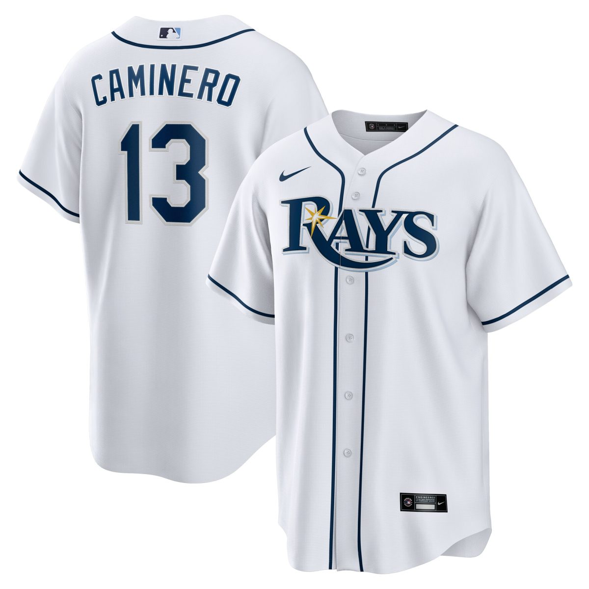 mens tampa bay rays junior caminero nike white home replica player jersey Collection | Tampa Bay Rays Proshop - Official Rays Jerseys & Caps