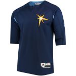 mens tampa bay rays majestic navylight blue authentic collection on-field 34-sleeve batting practice jersey Collection | Tampa Bay Rays Proshop - Official Rays Jerseys & Caps