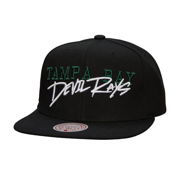 mens tampa bay rays mitchell  ness black team tagged snapback hat Collection | Tampa Bay Rays Proshop - Official Rays Jerseys & Caps