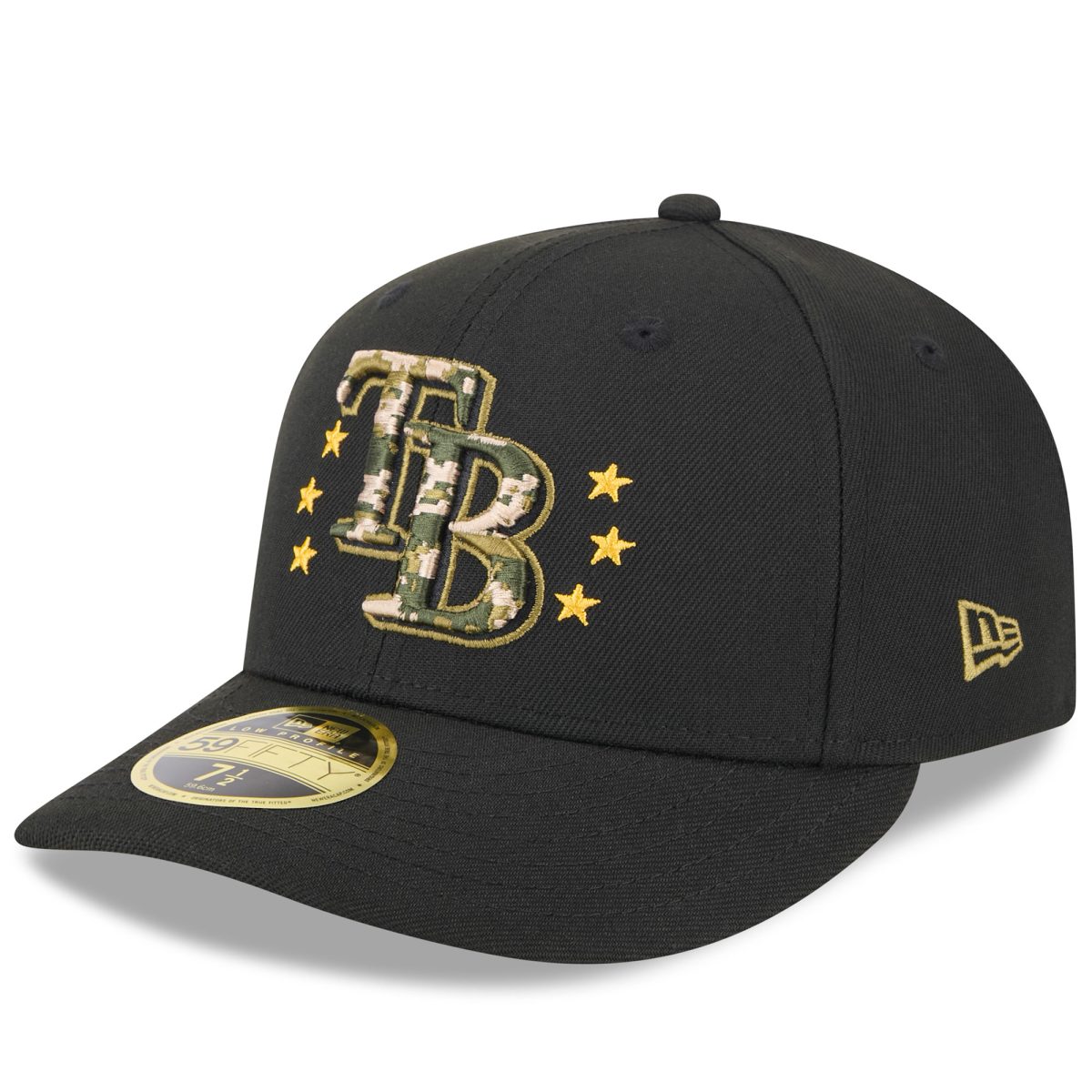 mens tampa bay rays new era black 2024 armed forces day low profile 59fifty fitted hat Collection | Tampa Bay Rays Proshop - Official Rays Jerseys & Caps