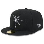 mens tampa bay rays new era black 2025 mlb clubhouse 59fifty fitted hat Collection | Tampa Bay Rays Proshop - Official Rays Jerseys & Caps
