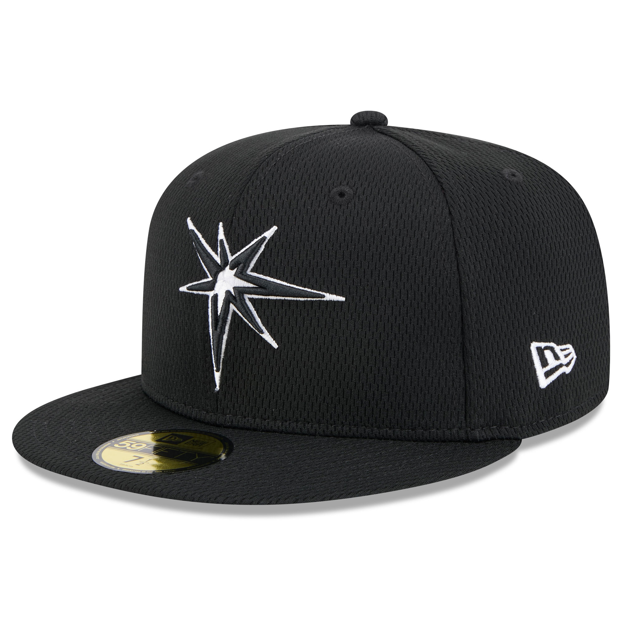 mens tampa bay rays new era black 2025 mlb clubhouse 59fifty fitted hat Collection | Tampa Bay Rays Proshop - Official Rays Jerseys & Caps