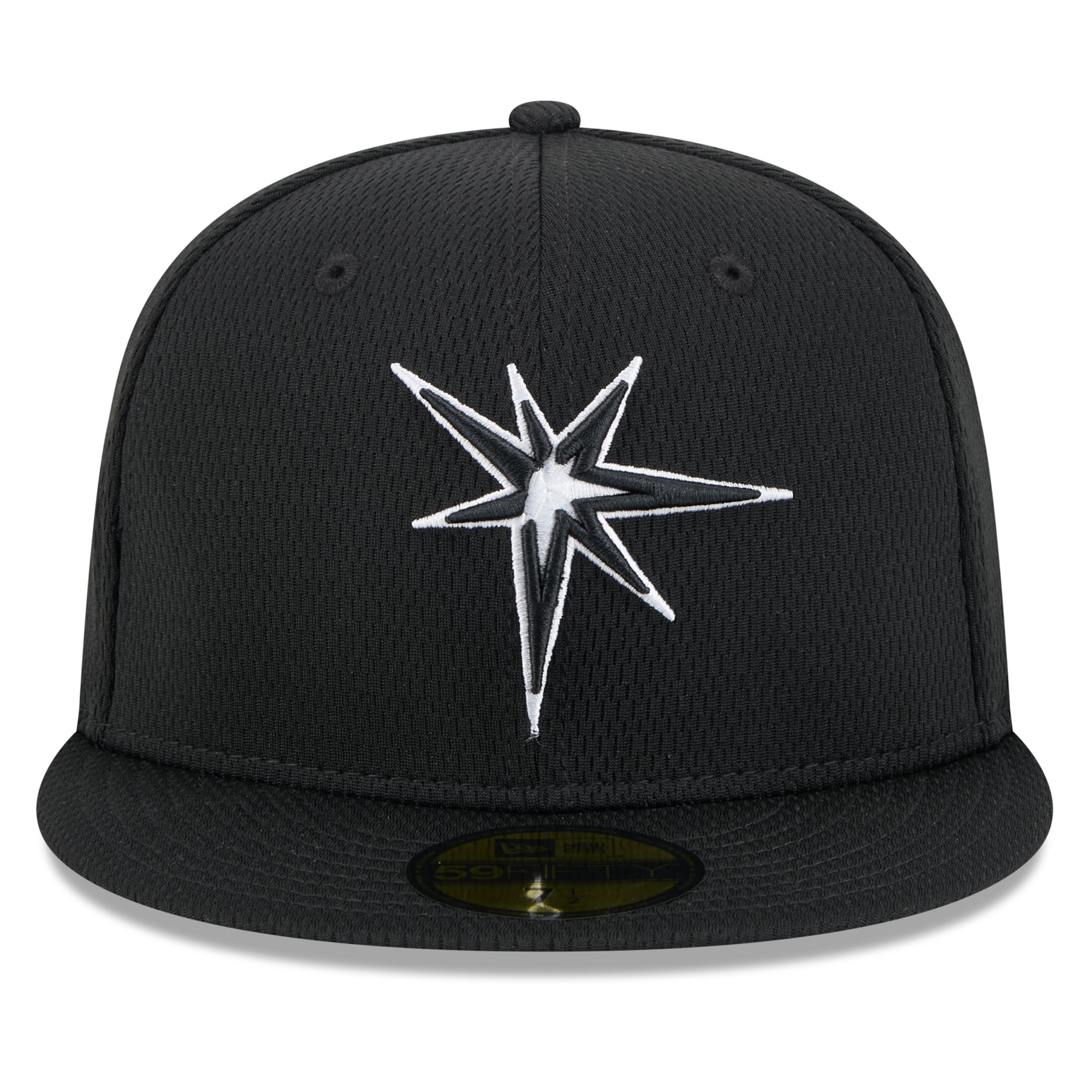 mens tampa bay rays new era black 2025 mlb clubhouse 59fifty fitted hat Collection | Tampa Bay Rays Proshop - Official Rays Jerseys & Caps