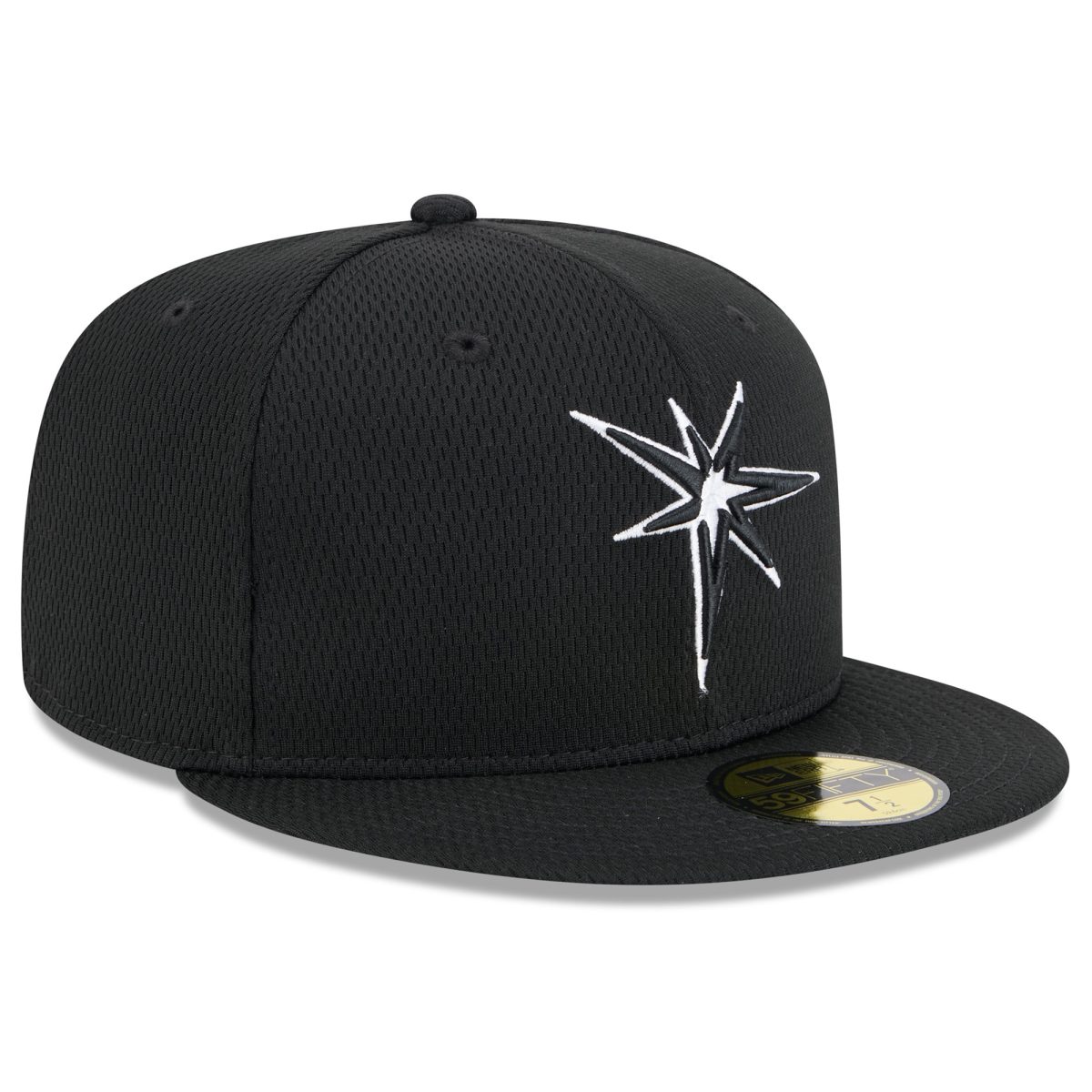 mens tampa bay rays new era black 2025 mlb clubhouse 59fifty fitted hat Collection | Tampa Bay Rays Proshop - Official Rays Jerseys & Caps