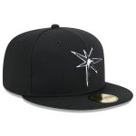 mens tampa bay rays new era black 2025 mlb clubhouse 59fifty fitted hat Collection | Tampa Bay Rays Proshop - Official Rays Jerseys & Caps