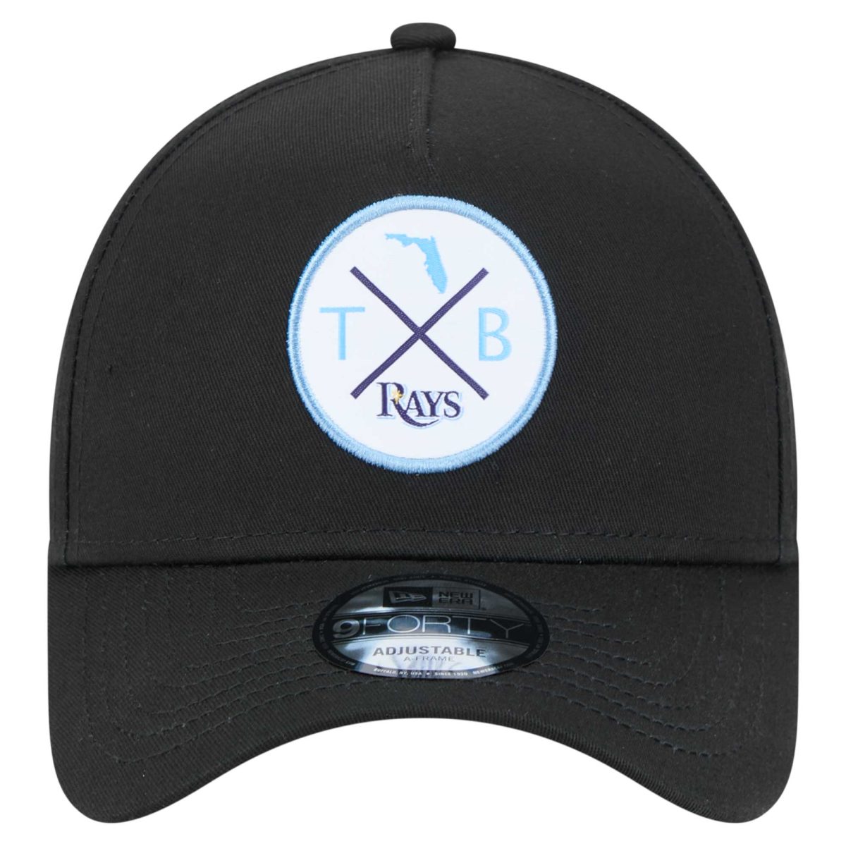 mens tampa bay rays new era black 9forty a-frame adjustable hat Collection | Tampa Bay Rays Proshop - Official Rays Jerseys & Caps