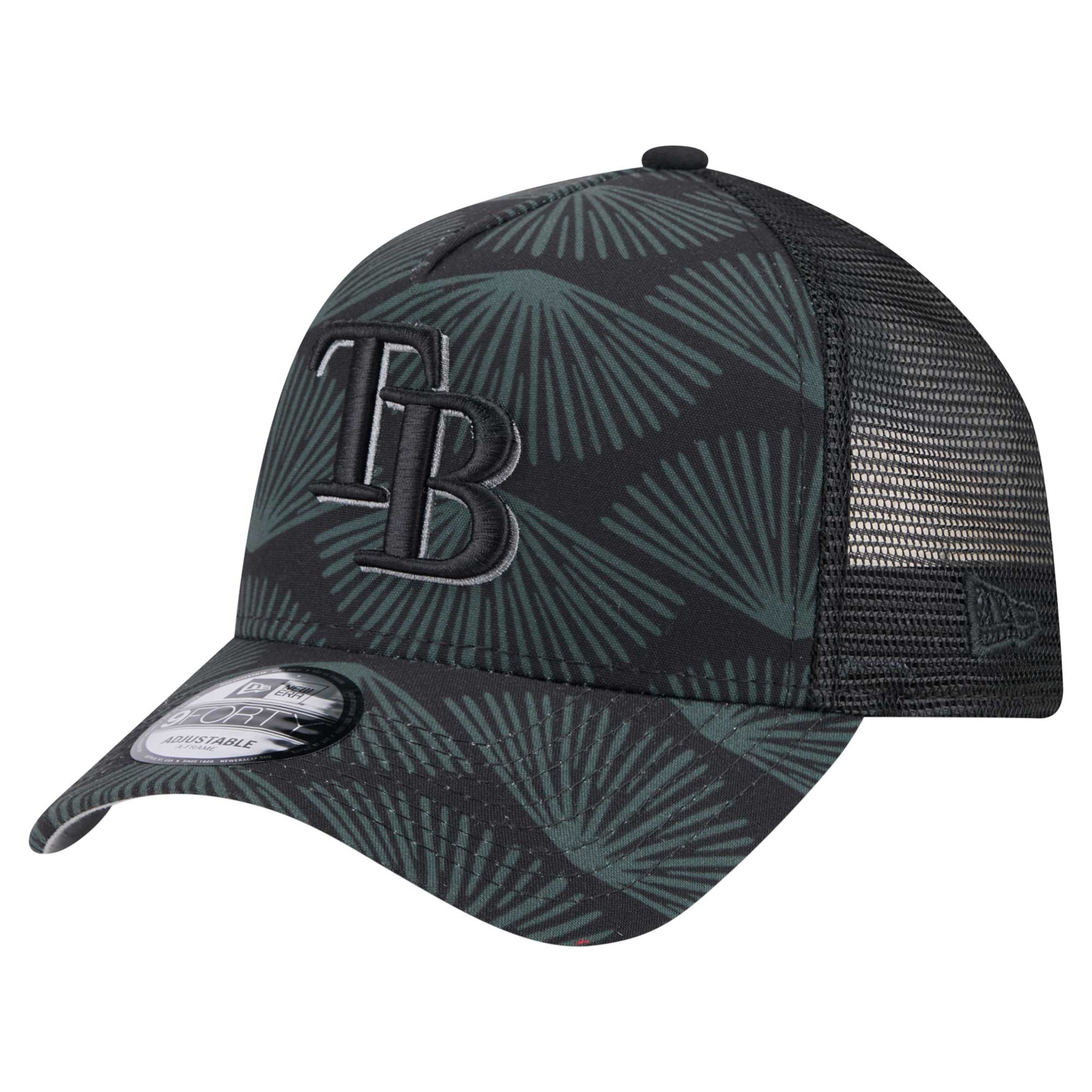 mens tampa bay rays new era black 9forty a-frame trucker adjustable hat Collection | Tampa Bay Rays Proshop - Official Rays Jerseys & Caps