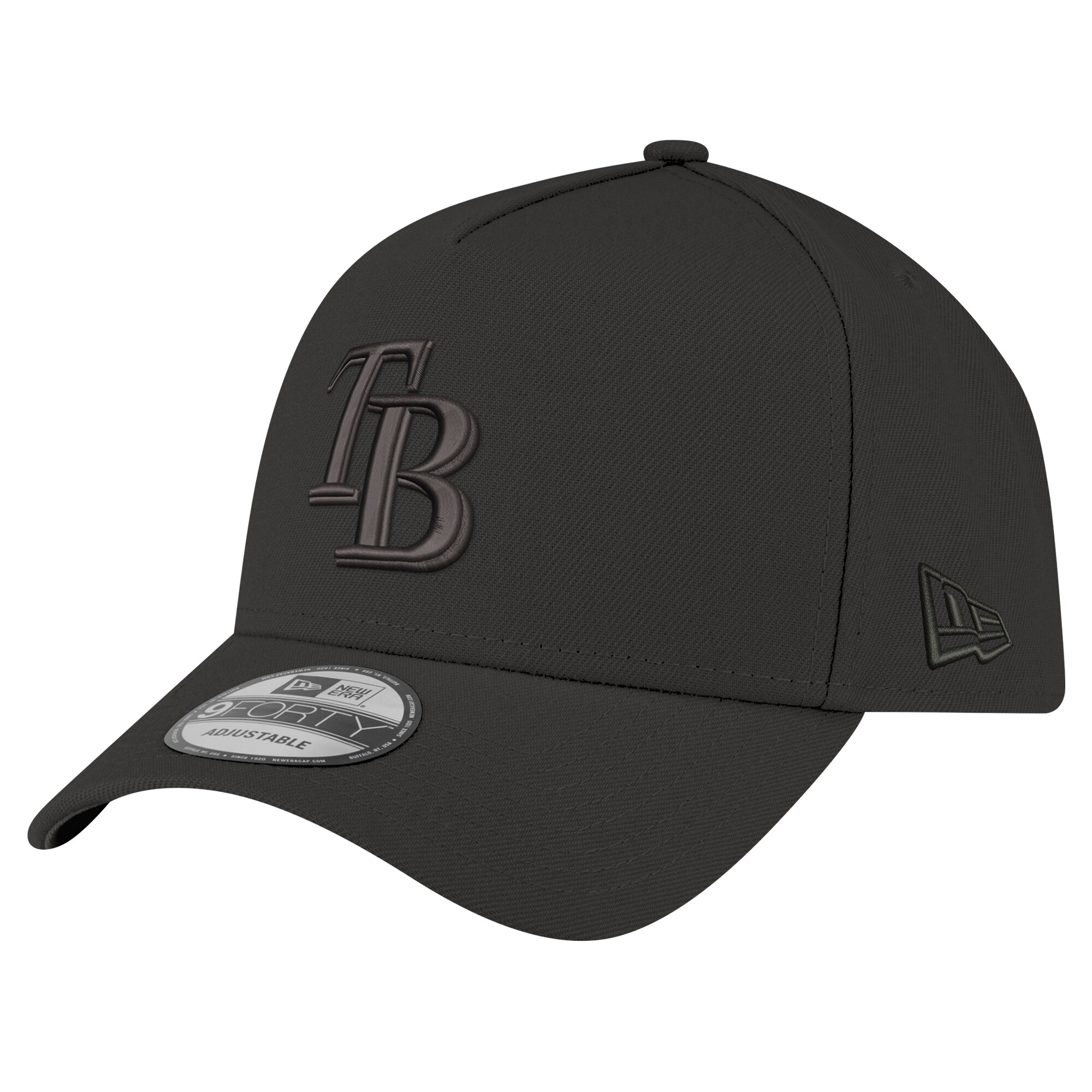 mens tampa bay rays new era black a-frame 9forty adjustable hat Collection | Tampa Bay Rays Proshop - Official Rays Jerseys & Caps