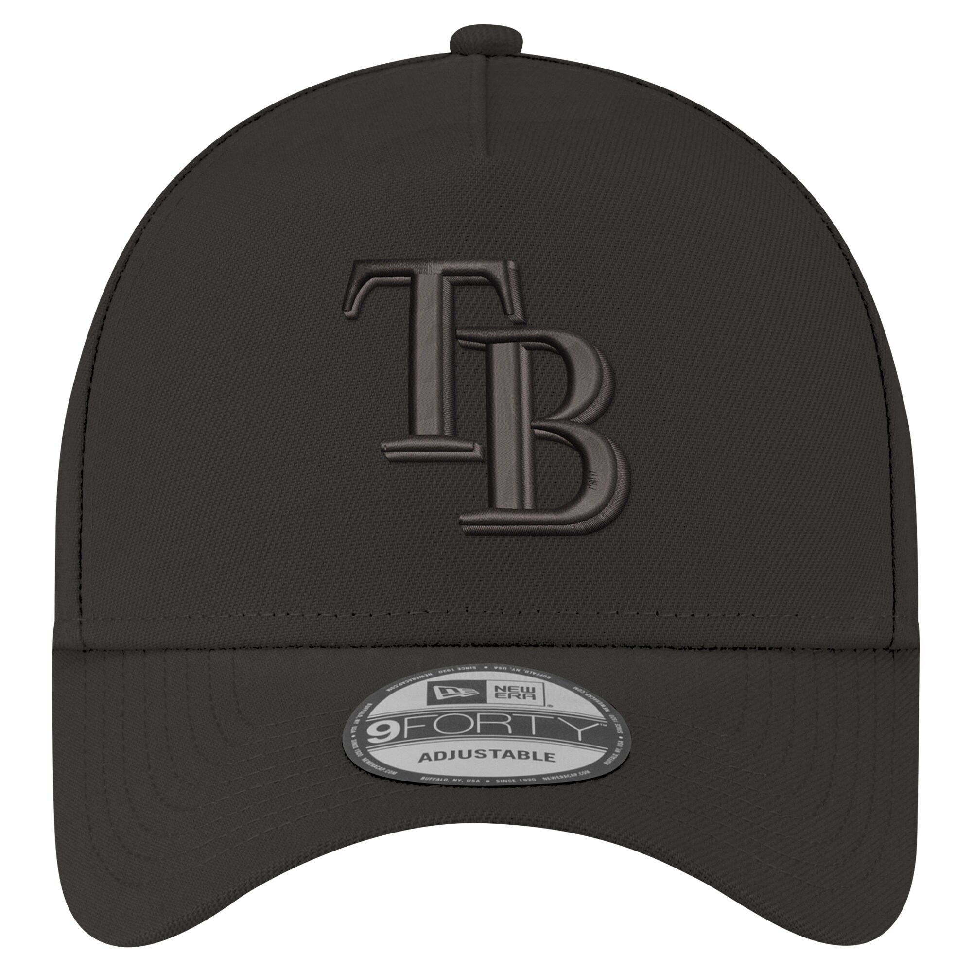 mens tampa bay rays new era black a-frame 9forty adjustable hat Collection | Tampa Bay Rays Proshop - Official Rays Jerseys & Caps