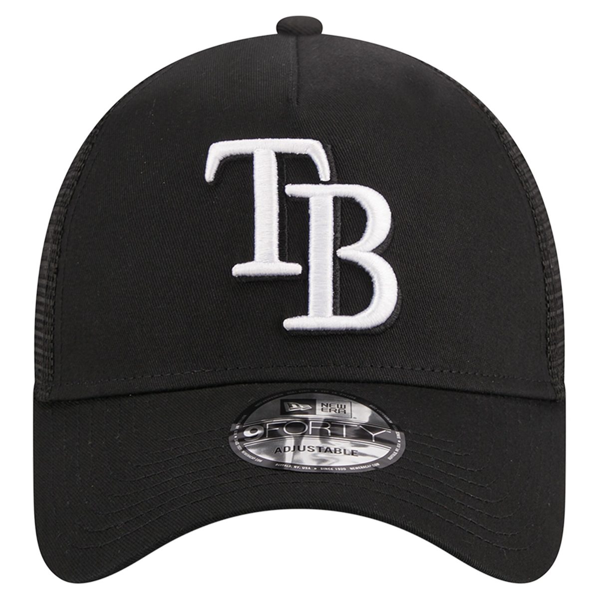 mens tampa bay rays new era black a-frame 9forty trucker adjustable hat Collection | Tampa Bay Rays Proshop - Official Rays Jerseys & Caps