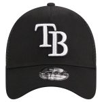 mens tampa bay rays new era black a-frame 9forty trucker adjustable hat Collection | Tampa Bay Rays Proshop - Official Rays Jerseys & Caps
