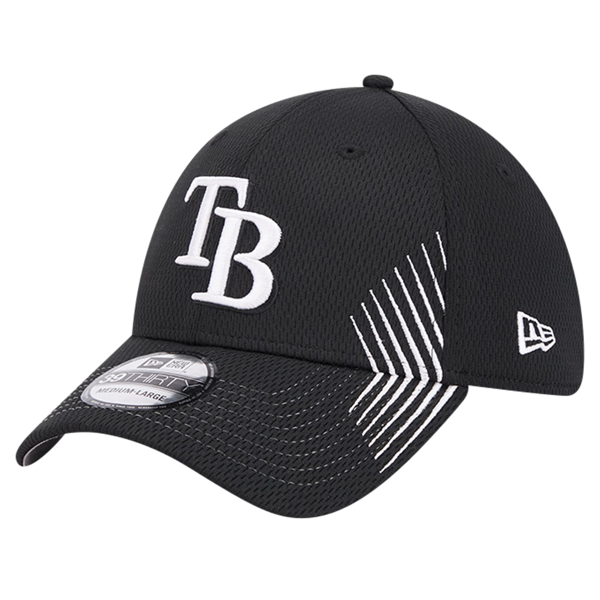 mens tampa bay rays new era black active dash mark 39thirty flex hat Collection | Tampa Bay Rays Proshop - Official Rays Jerseys & Caps
