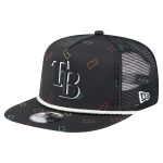 mens tampa bay rays new era black gummy golfer trucker adjustable hat Collection | Tampa Bay Rays Proshop - Official Rays Jerseys & Caps