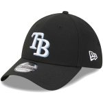 mens tampa bay rays new era black logo 39thirty flex hat Collection | Tampa Bay Rays Proshop - Official Rays Jerseys & Caps
