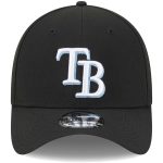mens tampa bay rays new era black logo 39thirty flex hat Collection | Tampa Bay Rays Proshop - Official Rays Jerseys & Caps