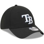 mens tampa bay rays new era black logo 39thirty flex hat Collection | Tampa Bay Rays Proshop - Official Rays Jerseys & Caps