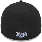 mens tampa bay rays new era black logo 39thirty flex hat Collection | Tampa Bay Rays Proshop - Official Rays Jerseys & Caps