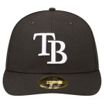 mens tampa bay rays new era black low profile 59fifty fitted hat Collection | Tampa Bay Rays Proshop - Official Rays Jerseys & Caps