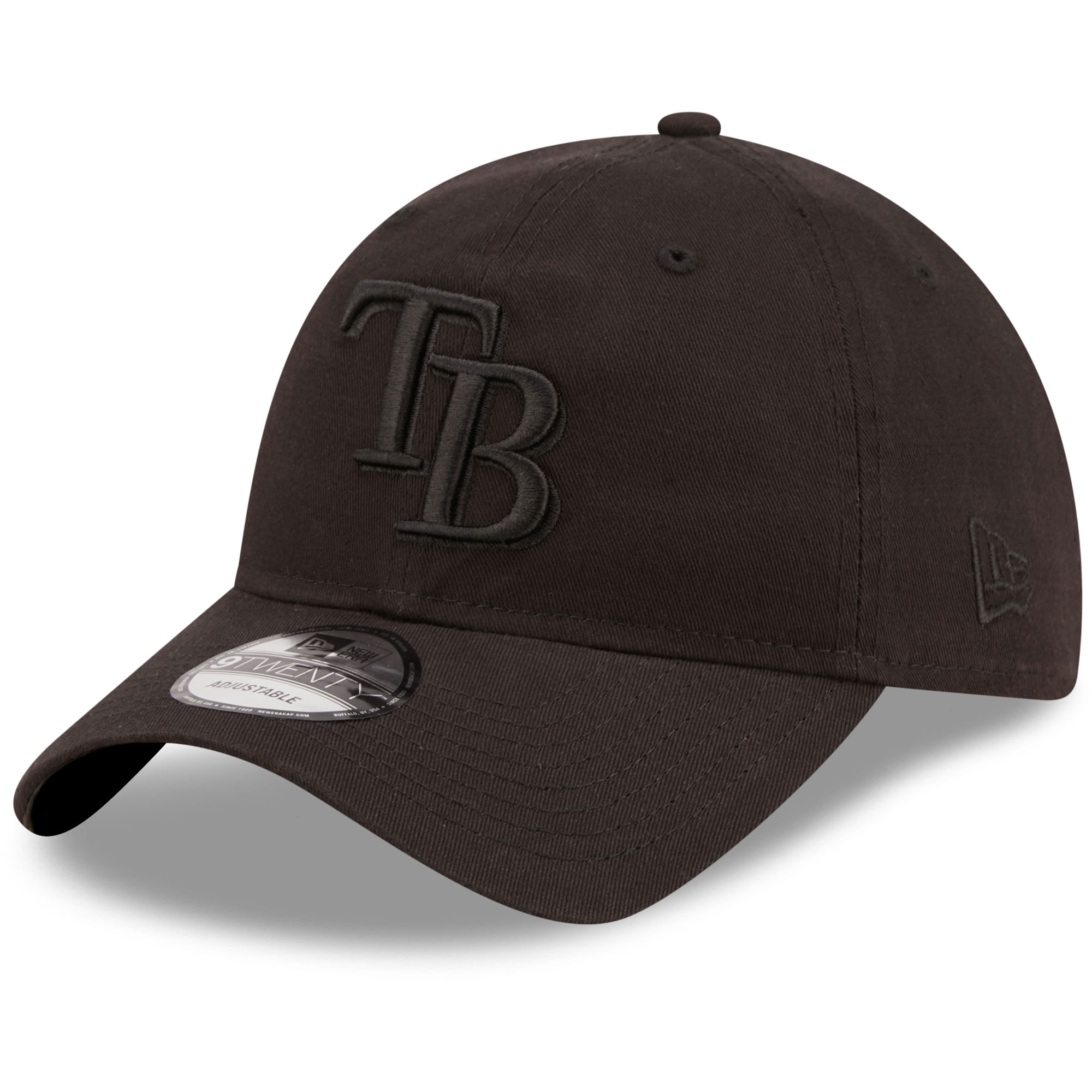mens tampa bay rays new era black on black core classic 2.0 9twenty adjustable hat Collection | Tampa Bay Rays Proshop - Official Rays Jerseys & Caps
