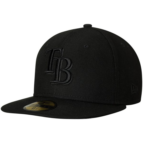 mens tampa bay rays new era black primary logo basic 59fifty fitted hat Collection | Tampa Bay Rays Proshop - Official Rays Jerseys & Caps