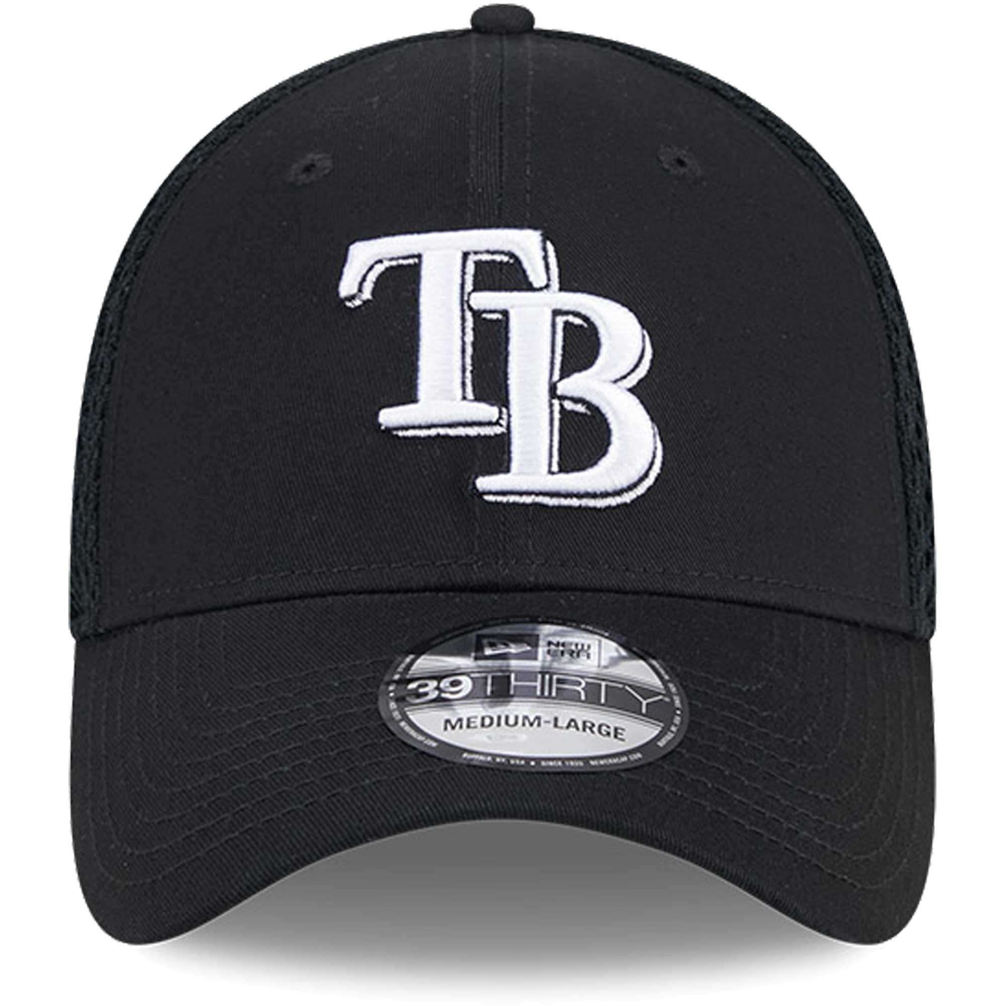 mens tampa bay rays new era blackwhite neo 39thirty flex hat Collection | Tampa Bay Rays Proshop - Official Rays Jerseys & Caps