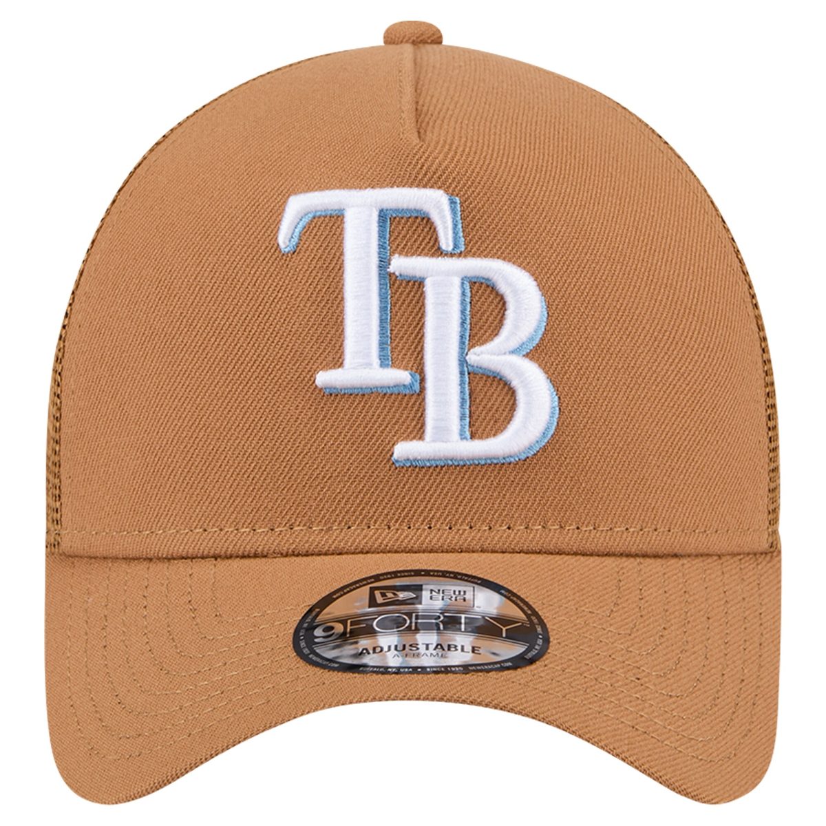 mens tampa bay rays new era brown a-frame trucker 9forty adjustable hat Collection | Tampa Bay Rays Proshop - Official Rays Jerseys & Caps