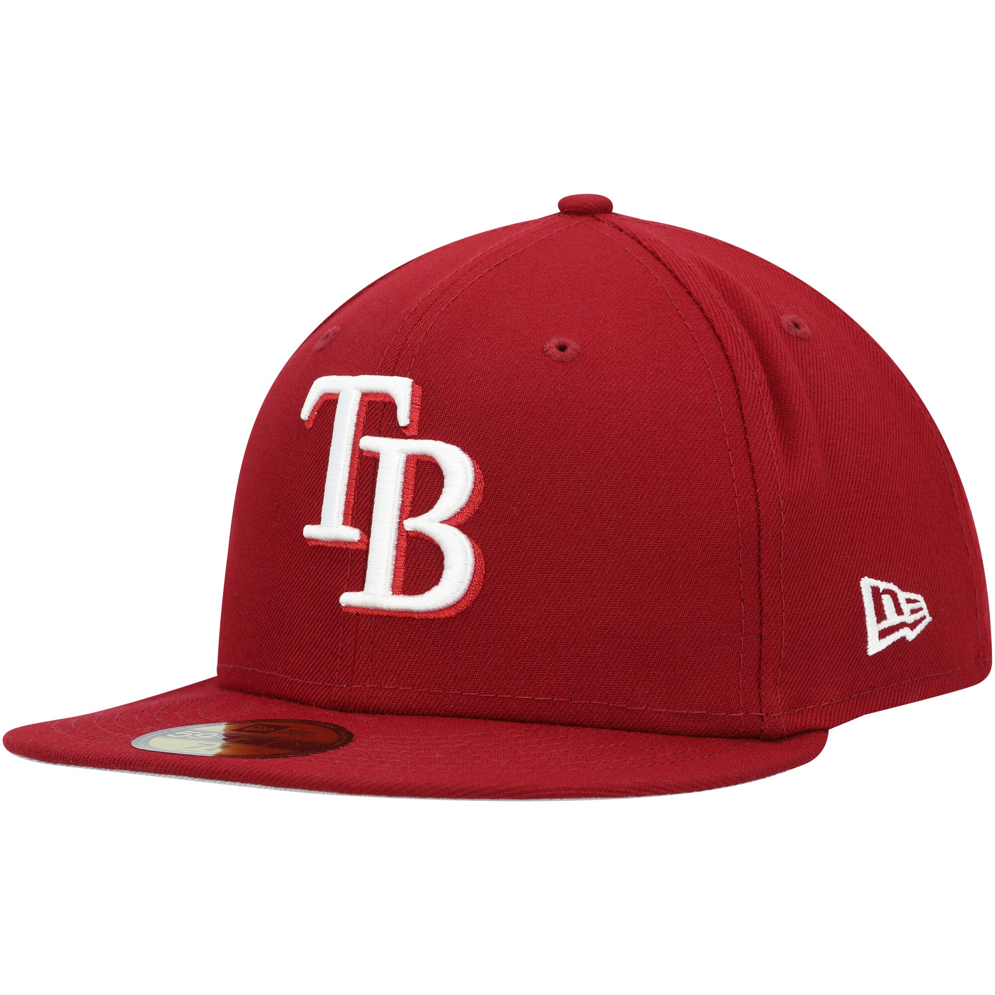 mens tampa bay rays new era cardinal white logo 59fifty fitted hat Collection | Tampa Bay Rays Proshop - Official Rays Jerseys & Caps